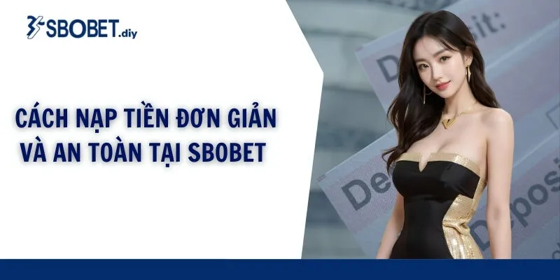 Cách nạp tiền đơn giản và an toàn tại SBOBET