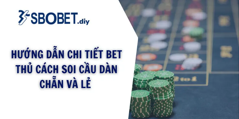 Hướng dẫn chi tiết bet thủ cách soi cầu dàn chẵn và lẻ